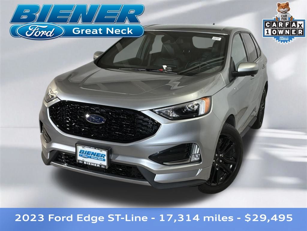 Silver Metallic 2023 Ford Edge SUV / Crossover All-Wheel Drive 8-Speed Automatic