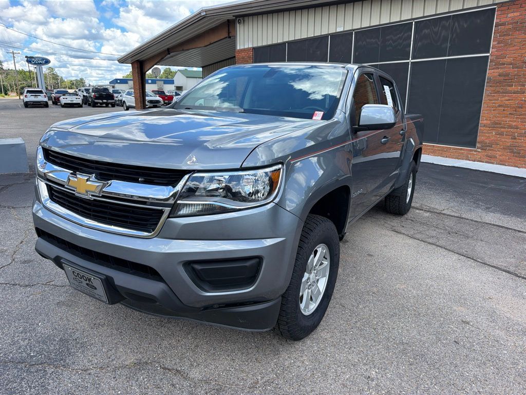 Gray (Satin Steel Metallic) 2019 Chevrolet Colorado Pickup Truck Four-Wheel Drive 8-Speed Automatic