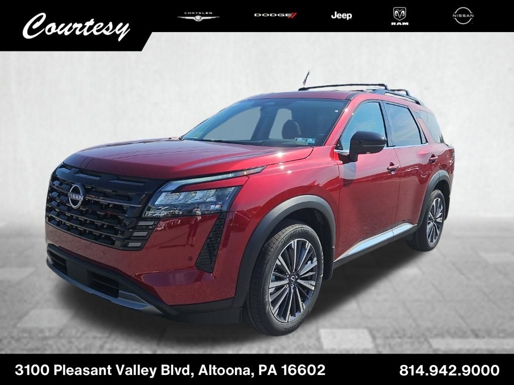 Red (Scarlet Ember Tintcoat) 2026 Nissan Pathfinder SUV / Crossover All-Wheel Drive 9-Speed Automatic
