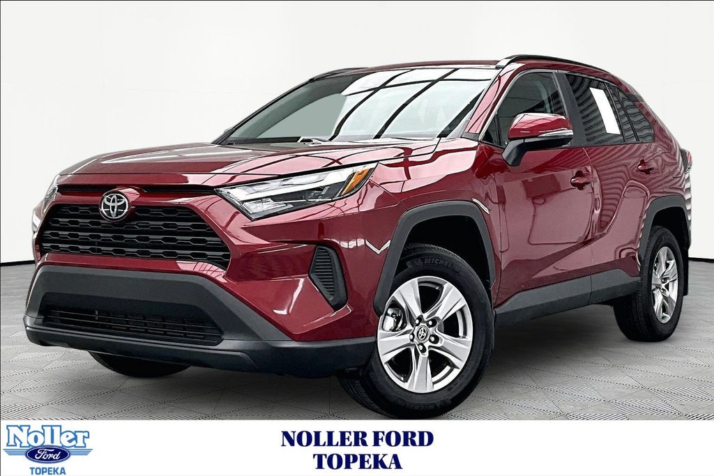 Red (Ruby Flare Pearl) 2025 Toyota RAV4 SUV / Crossover Front-Wheel Drive 8-Speed Automatic