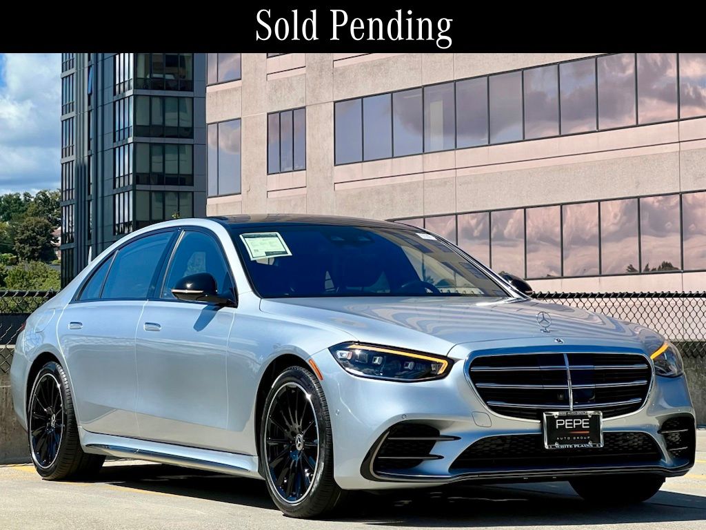 Cirrus Silver Metallic 2023 Mercedes-Benz S-Class Sedan All-Wheel Drive 9-Speed Automatic