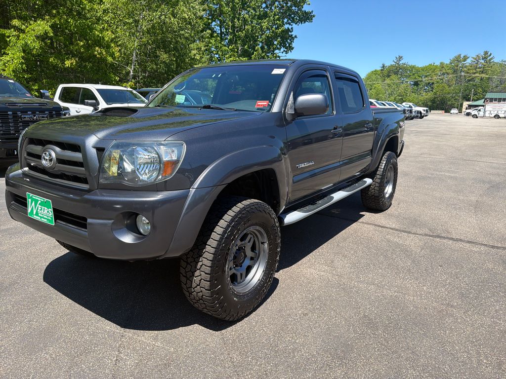 Magnetic Gray Metallic 2010 Toyota Tacoma Double Cab V6 4WD Pickup Truck Four-Wheel Drive 6-Speed Manual Overdrive