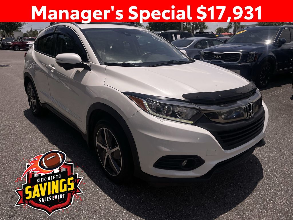 Platinum White Pearl 2022 Honda HR-V SUV / Crossover All-Wheel Drive Continuously Variable Transmission