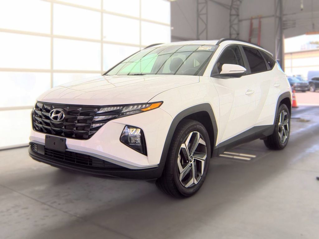 White Pearl 2024 Hyundai Tucson SUV / Crossover All-Wheel Drive 8-Speed Automatic