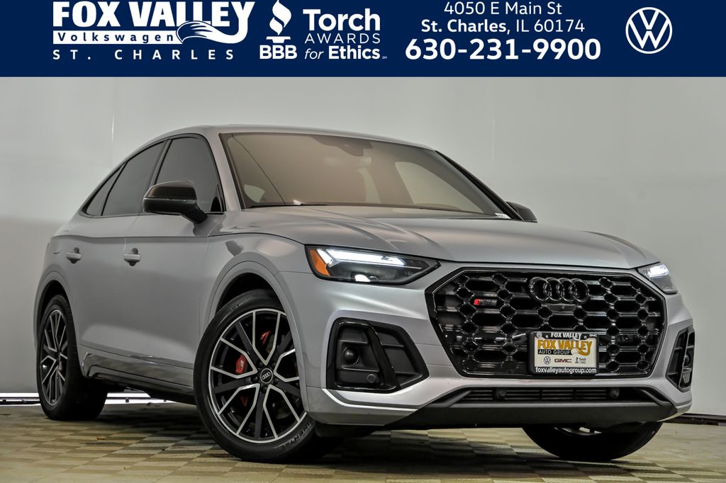 Florett Silver Metallic 2023 Audi SQ5 Sportback 3.0T quattro Premium Plus AWD Sedan All-Wheel Drive 8-Speed Automatic