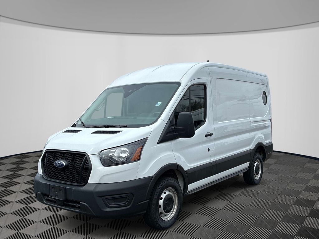 Oxford White 2021 Ford Transit Cargo 250 Medium Roof LB RWD Van Rear-Wheel Drive