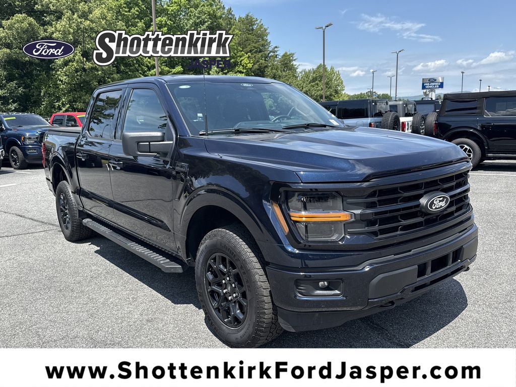 Antimatter Blue Metallic 2025 Ford F-150 Pickup Truck Four-Wheel Drive Automatic