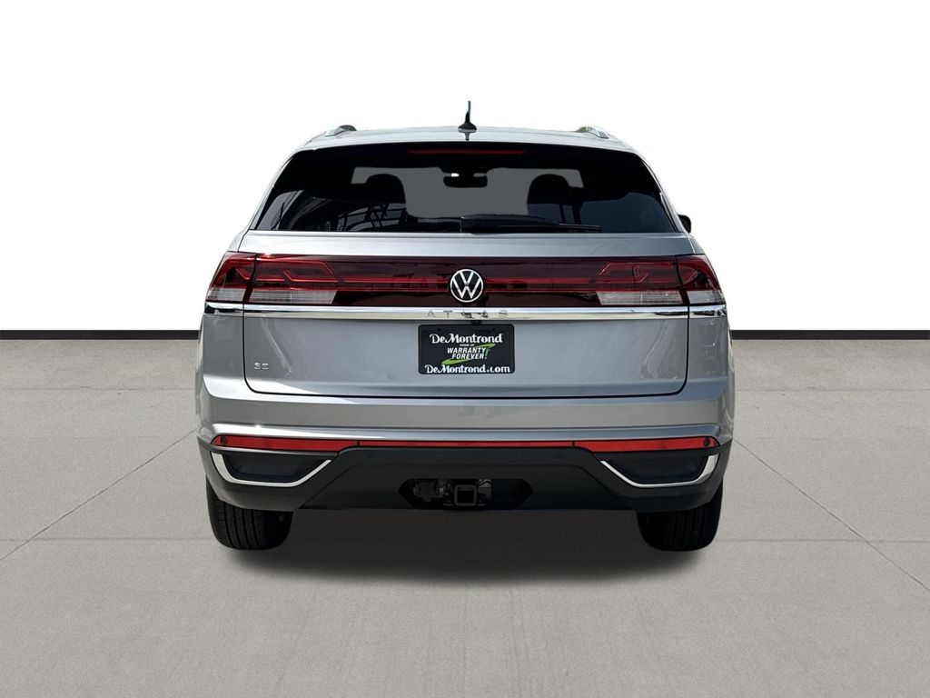2026 Volkswagen Atlas Cross Sport 2.0T SE w/Technology Silver at DeMontrond Automotive Group