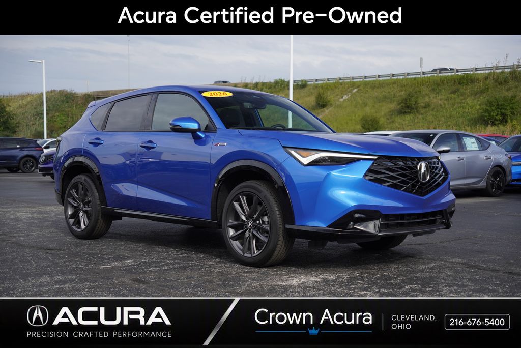 Double Apex Blue Pearl II 2026 Acura ADX SUV / Crossover All-Wheel Drive Continuously Variable Transmission