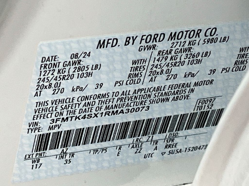 Used 2024 White Metallic Ford GT image 32