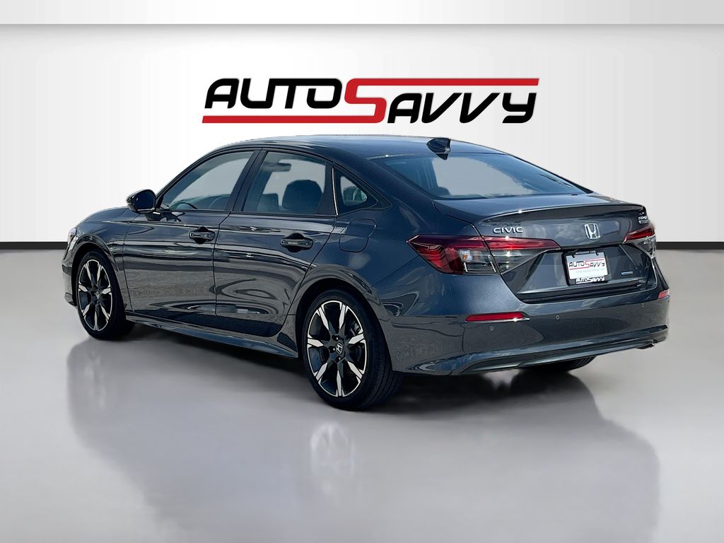 2025 Honda Civic Hybrid Sport Touring Gray at AutoSavvy Houston Northwest
