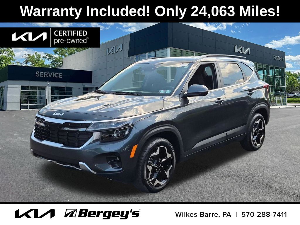 Gravity Gray 2024 Kia Seltos SUV / Crossover All-Wheel Drive Continuously Variable Transmission
