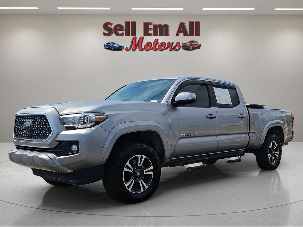 Silver Sky Metallic 2019 Toyota Tacoma Pickup Truck 4X2 6-Speed Automatic