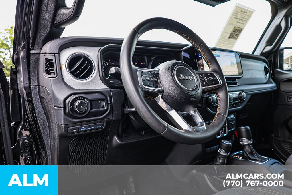 Used 2024 Black Jeep Sahara 4xe image 24