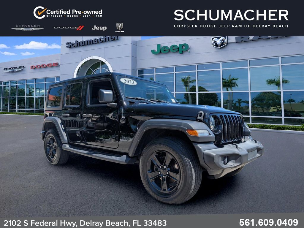used 2023 Jeep Wrangler car, priced at $35,988