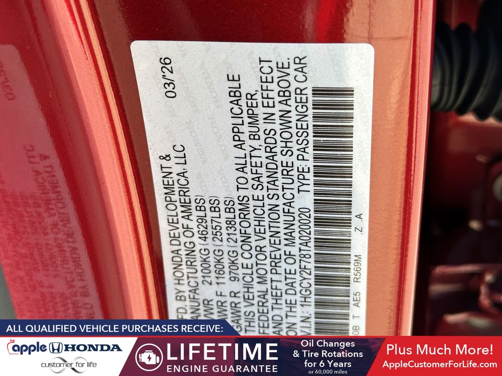 2026 Honda Accord Hybrid Sport-L