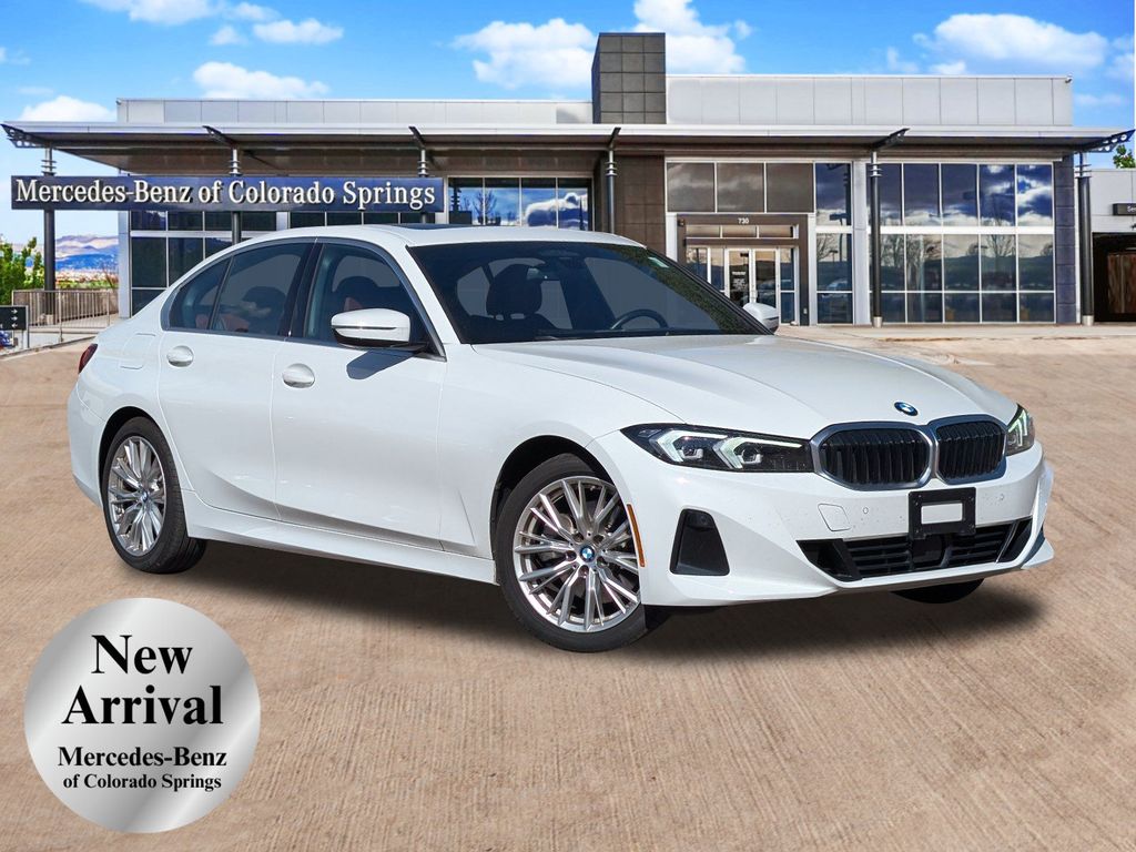Alpine White 2024 BMW 3 Series Sedan Rear-Wheel Drive 8-Speed Automatic