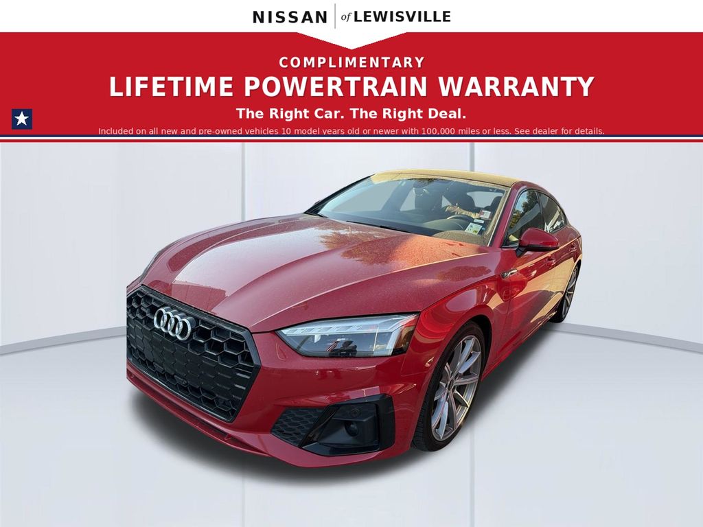 Progressive Red Metallic 2025 Audi A5 Sportback Sedan All-Wheel Drive 7-Speed Automatic