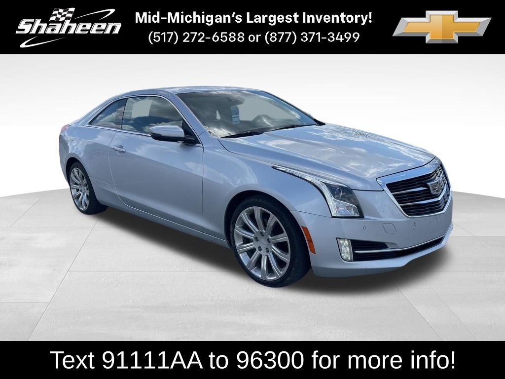 Radiant Silver Metallic 2019 Cadillac ATS Coupe 3.6L Premium Luxury AWD Coupe All-Wheel Drive 8-Speed Automatic