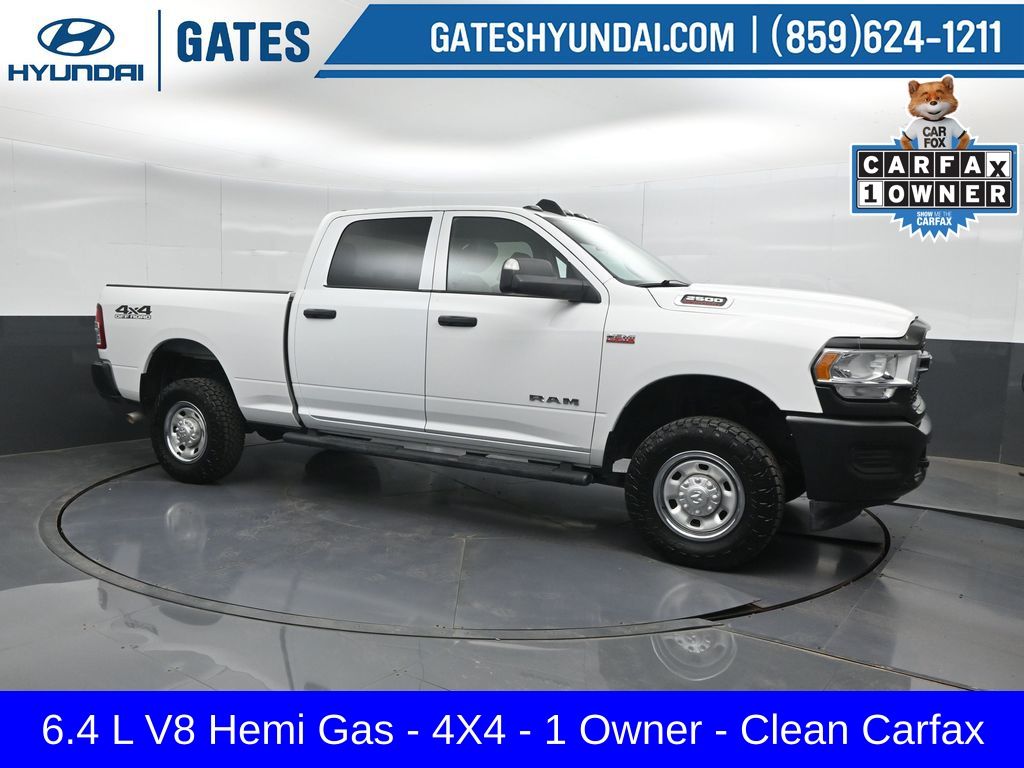 Bright White Clearcoat 2022 RAM 2500 Pickup Truck Four-Wheel Drive 8-Speed Automatic