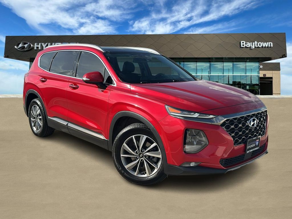 Calypso Red 2020 Hyundai Santa Fe SUV / Crossover Front-Wheel Drive 8-Speed Automatic