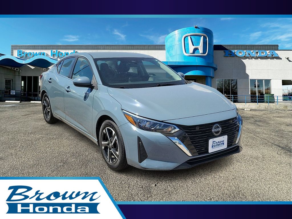 Atlantic Gray Metallic 2024 Nissan Sentra Sedan Front-Wheel Drive Continuously Variable Transmission