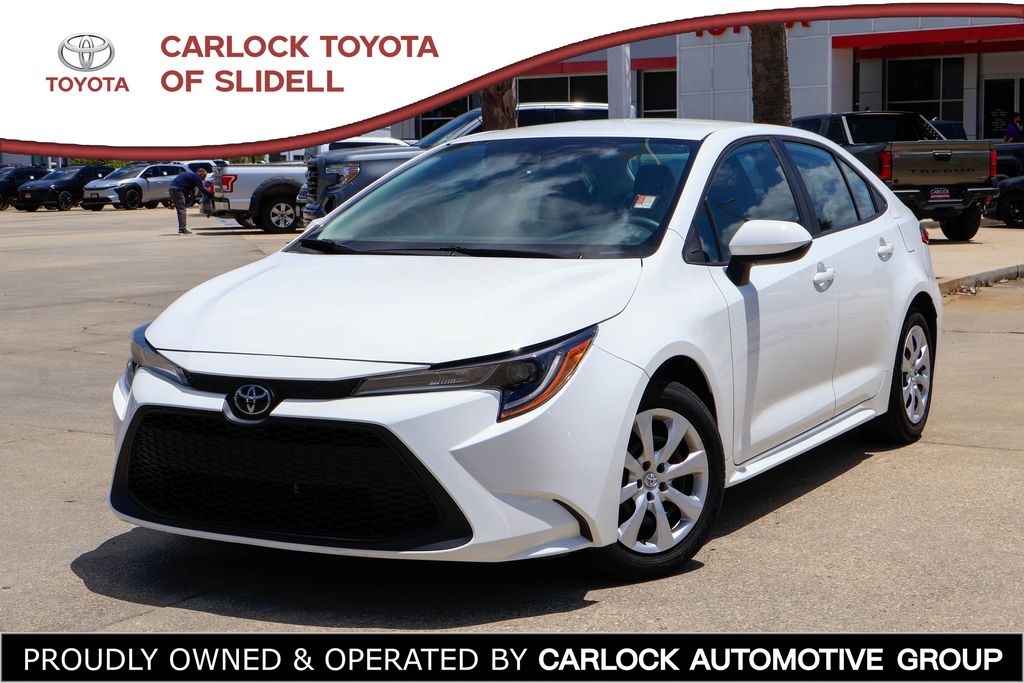 White 2022 Toyota Corolla Sedan Front-Wheel Drive Continuously Variable Transmission