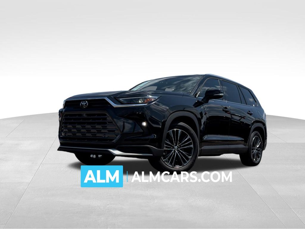 Midnight Black Metallic 2025 Toyota Grand Highlander Hybrid SUV / Crossover All-Wheel Drive 6-Speed Automatic