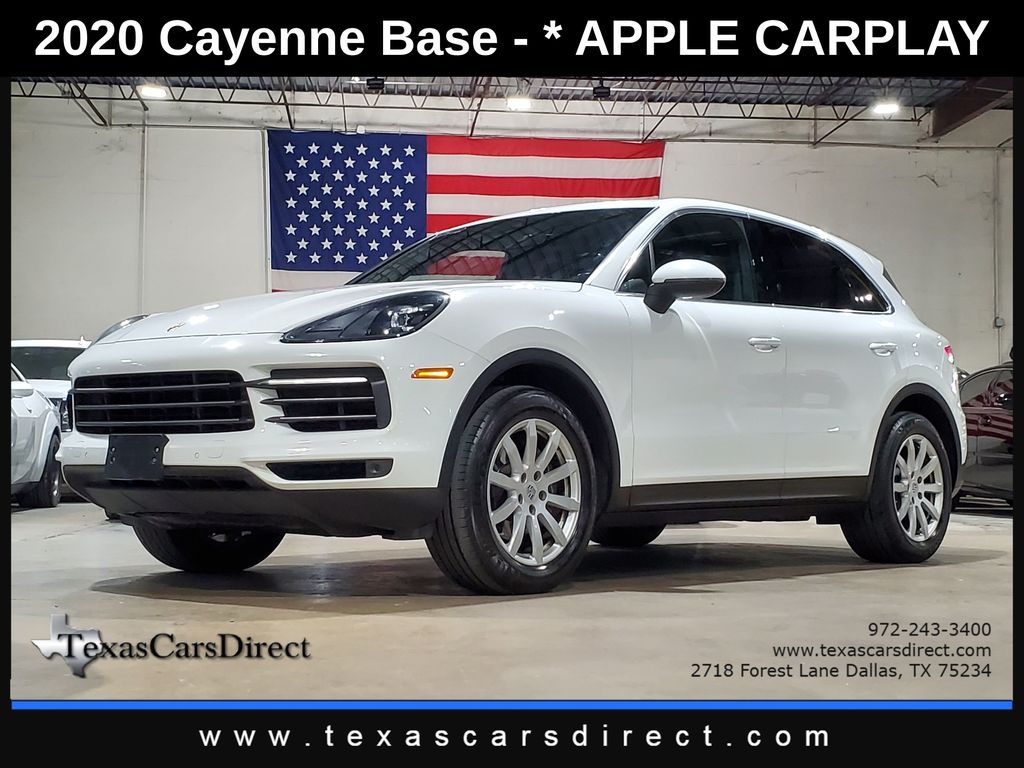 White 2020 Porsche Cayenne SUV / Crossover All-Wheel Drive 8-Speed Automatic