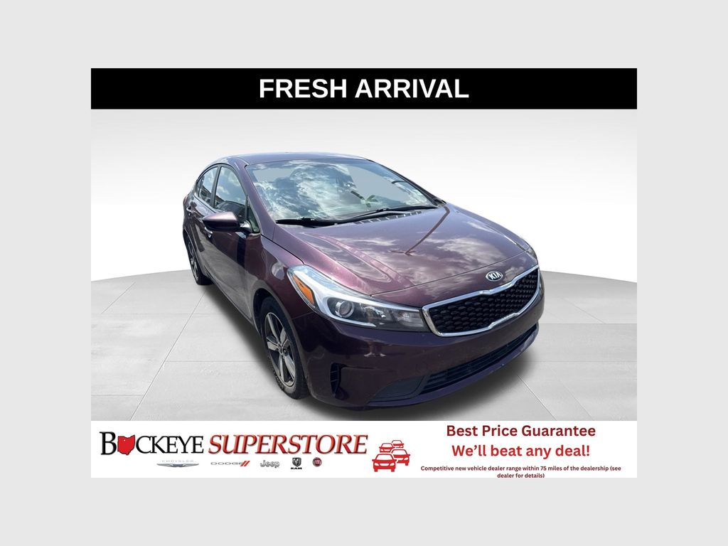 Garnet Red 2018 Kia Forte Sedan Front-Wheel Drive 6-Speed Automatic