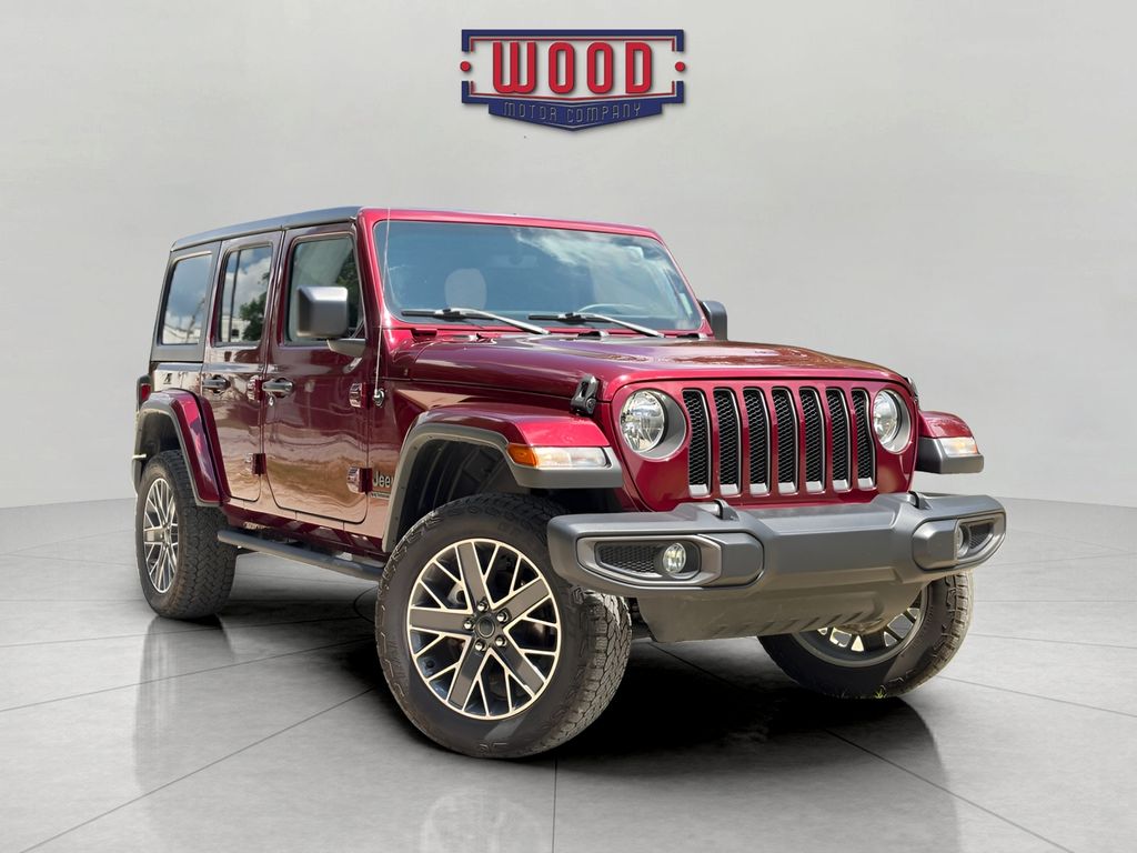 Snazzberry Pearlcoat 2021 Jeep Wrangler SUV / Crossover Four-Wheel Drive 8-Speed Automatic