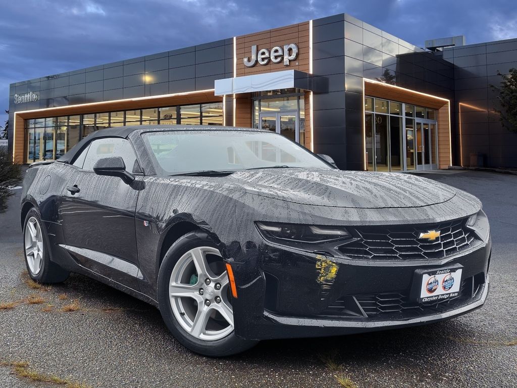 Black 2019 Chevrolet Camaro Convertible Rear-Wheel Drive 8-Speed Automatic