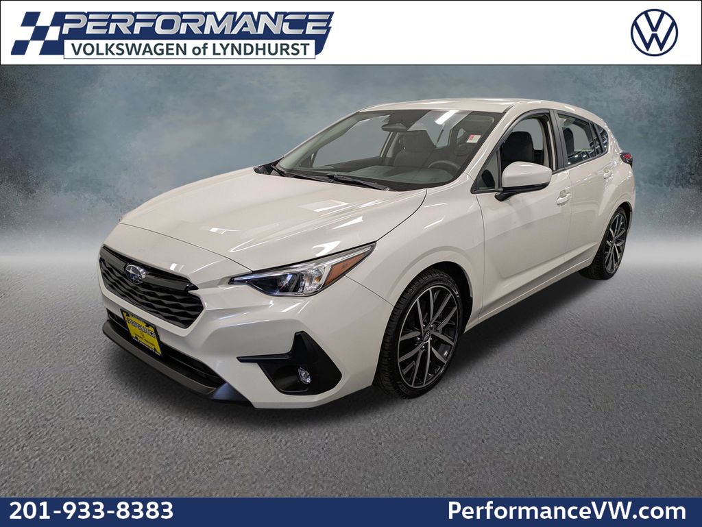 Crystal White Pearl 2024 Subaru Impreza Wagon All-Wheel Drive Continuously Variable Transmission