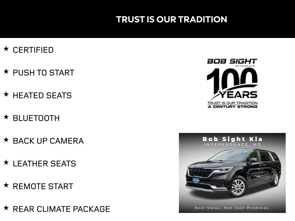 Certified 2024 Kia Carnival LX Seat Pkg with VIN KNDNB4H37R6334140 for sale in Kansas City