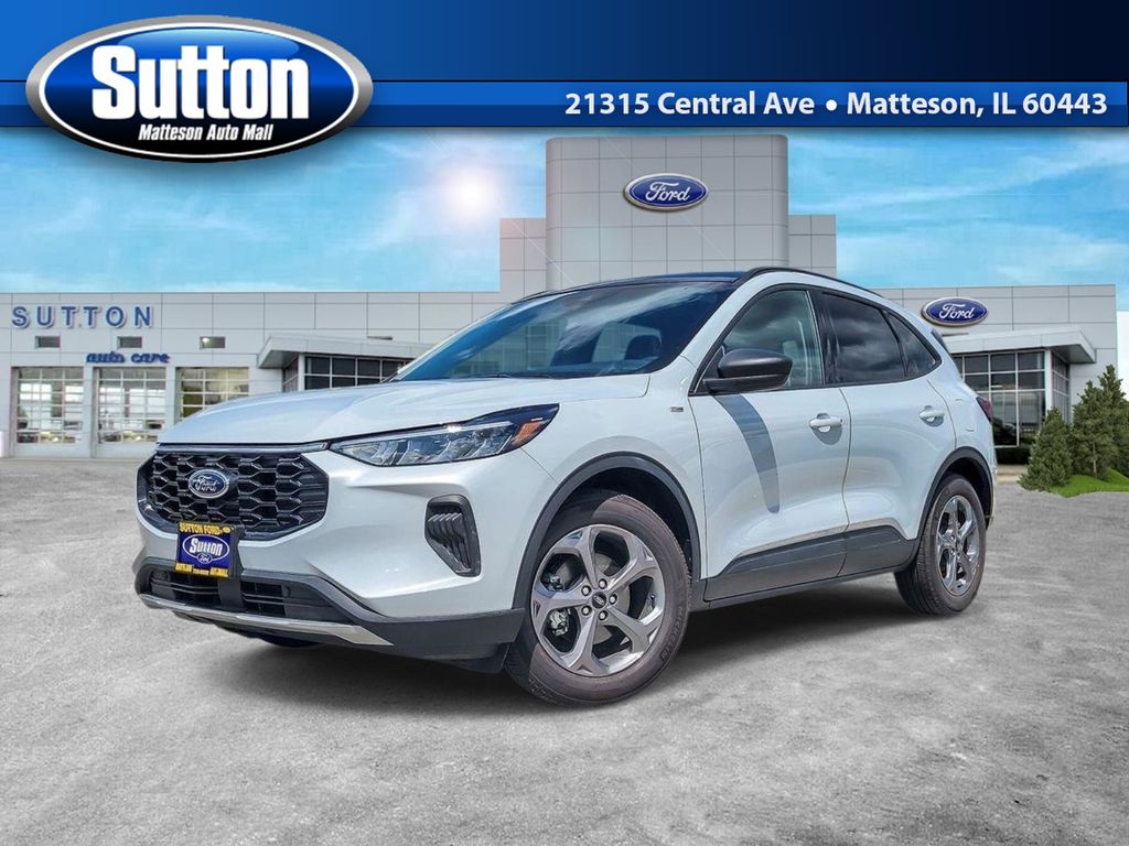 Silver Metallic 2025 Ford Escape Hybrid SUV / Crossover Front-Wheel Drive Continuously Variable Transmission