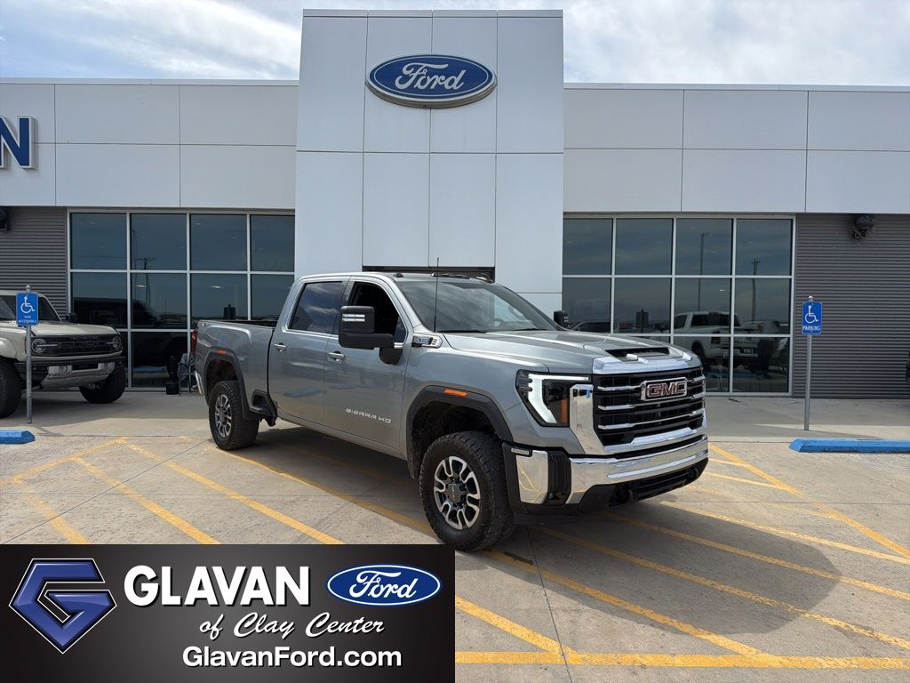Sterling Metallic 2024 GMC Sierra 3500HD Pickup Truck Four-Wheel Drive Automatic