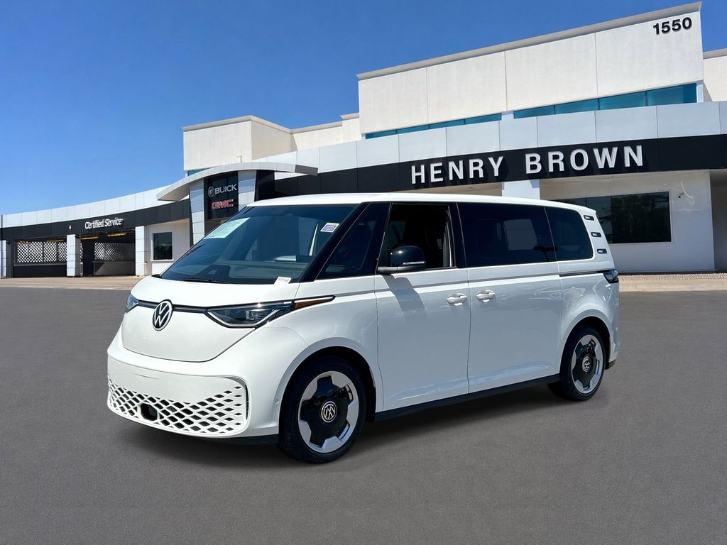 White 2025 Volkswagen ID.Buzz Minivan Rear-Wheel Drive Automatic
