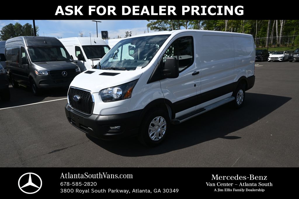 Oxford White 2025 Ford Transit Cargo 250 Low Roof RWD Van Rear-Wheel Drive