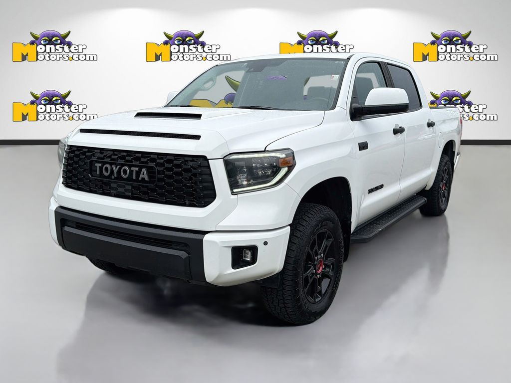 White 2019 Toyota Tundra Pickup Truck Four-Wheel Drive 6-Speed Automatic