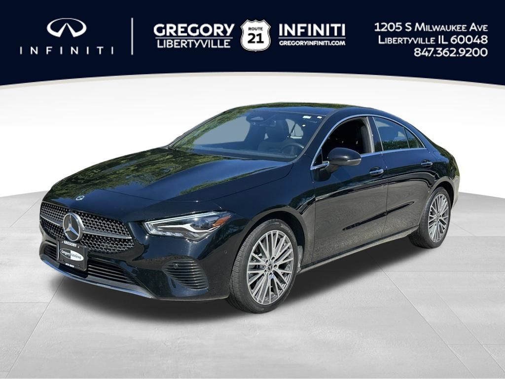 Night Black 2025 Mercedes-Benz CLA Coupe All-Wheel Drive 8-Speed Dual Clutch