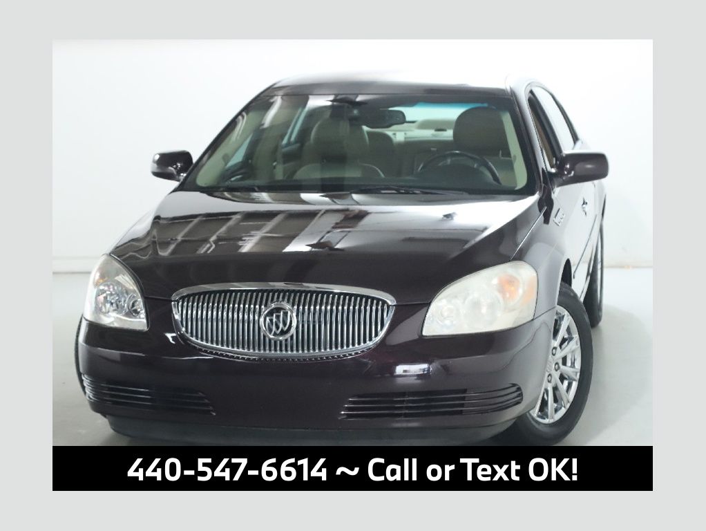 Red (Dark Crimson Metallic) 2009 Buick Lucerne Sedan Front-Wheel Drive 4-Speed Automatic