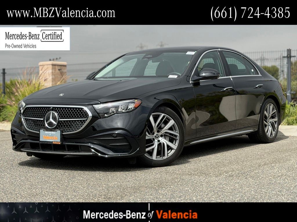 Black 2026 Mercedes-Benz E-Class Sedan Rear-Wheel Drive 9-Speed Automatic