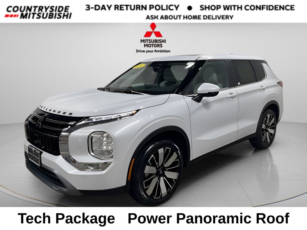 Diamond White 2026 Mitsubishi Outlander SUV / Crossover Front-Wheel Drive Continuously Variable Transmission