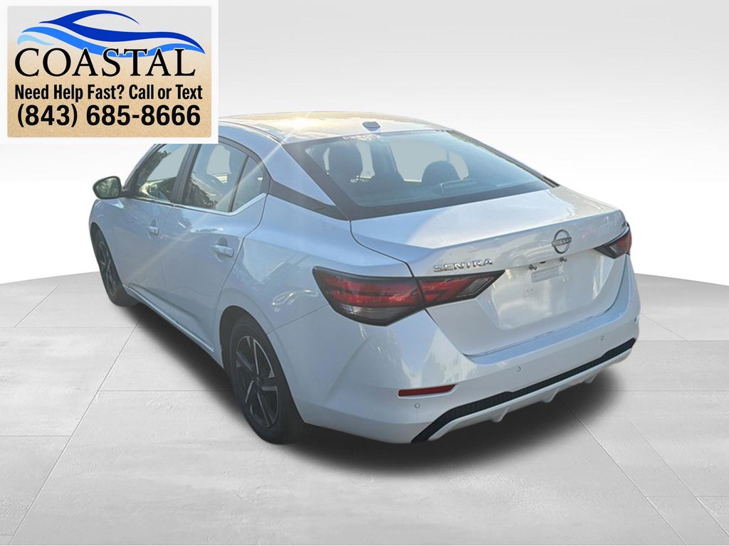 2024 Nissan Sentra SV White at Stokes Mazda
