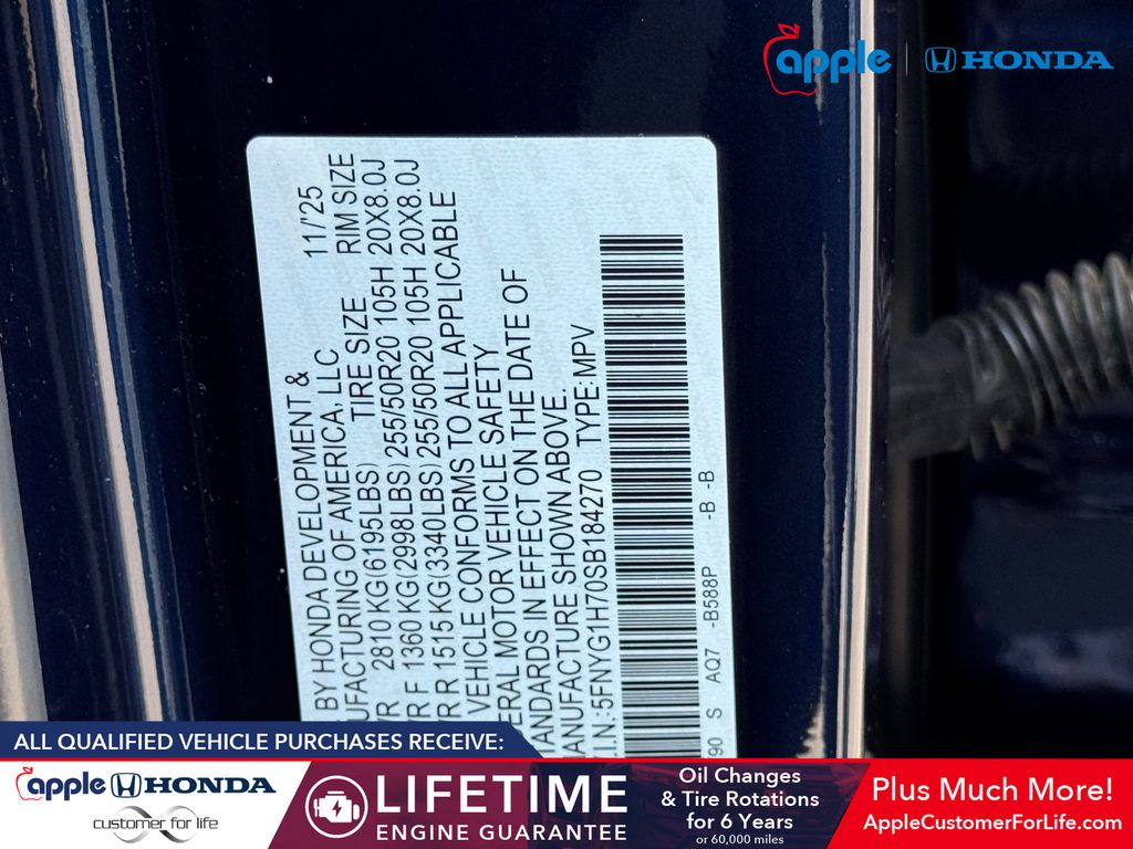 2025 Honda Pilot Touring