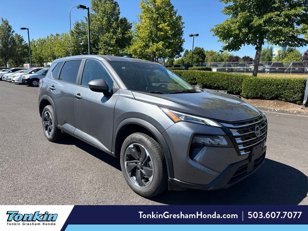 Gray (Gun Metallic) 2024 Nissan Rogue SUV / Crossover All-Wheel Drive Continuously Variable Transmission