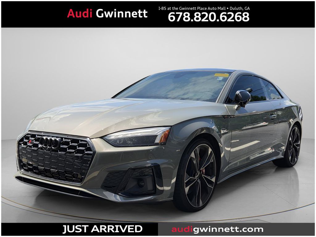 Gray Metallic 2023 Audi S5 Coupe All-Wheel Drive 8-Speed Automatic