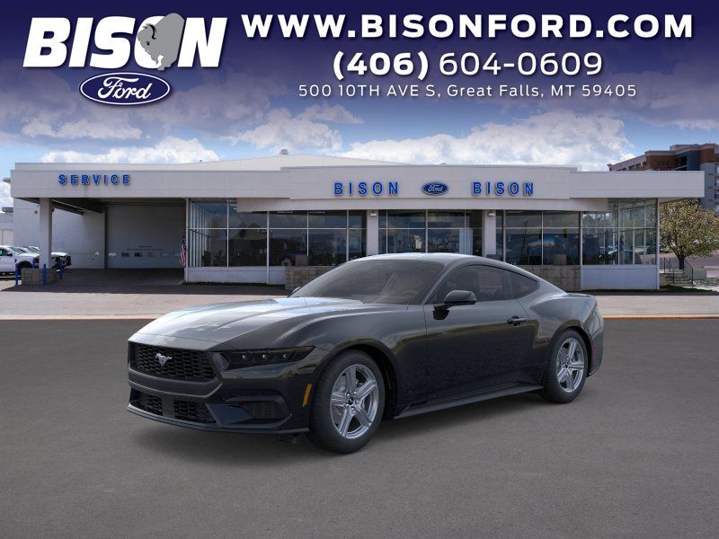 Shadow Black 2026 Ford Mustang EcoBoost Premium Fastback RWD Coupe Rear-Wheel Drive Automatic