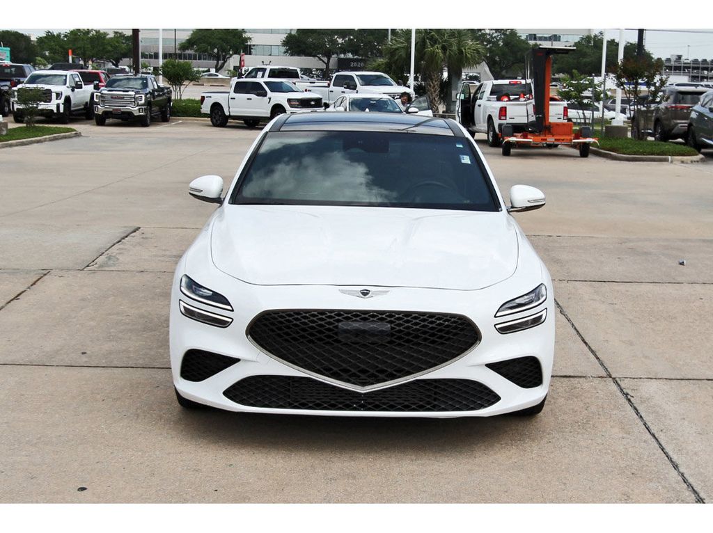 2023 Genesis G70 2.0T White at Emmons Autoplex