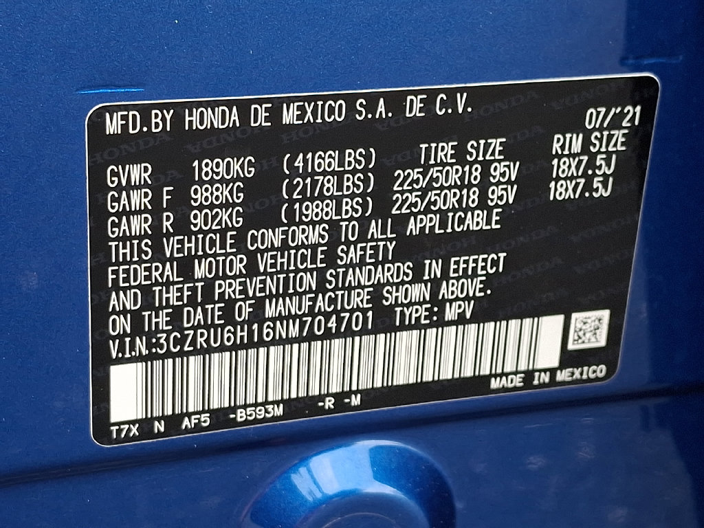 2022 Honda HR-V Sport  at Rochrich Mazda